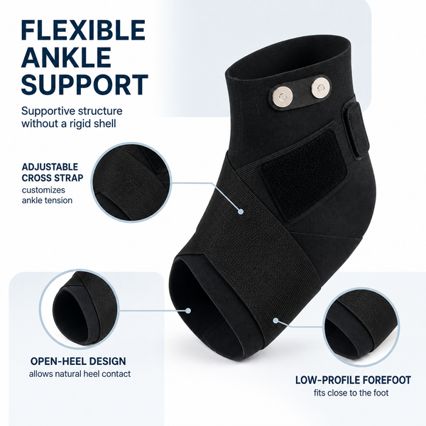 Solvexa™ – Venda de compresión de soporte para el tobillo para una recuperación activa