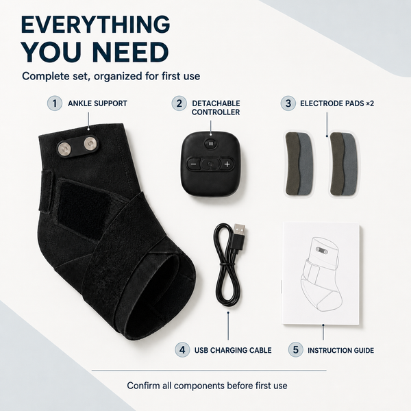 Solvexa™ – Supportive Ankle Compression Wrap for Active Recovery
