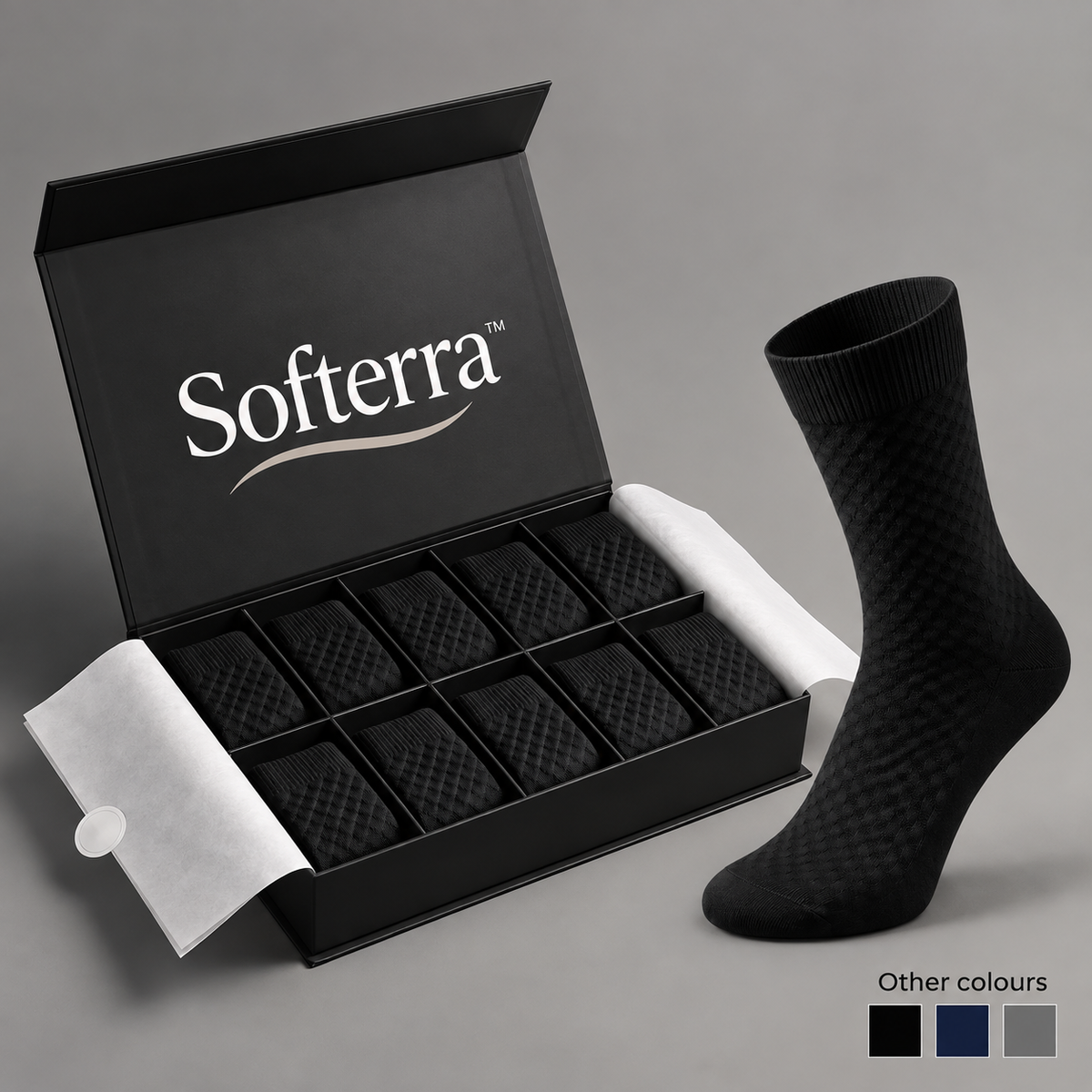Softerra™ – Premium Bamboo Mid-Calf Socks for Everyday Comfort