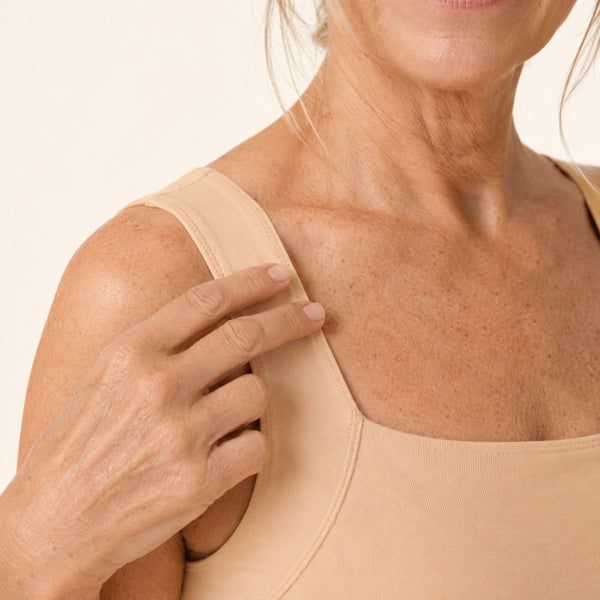 Elavelle™ – Camiseta moldeadora favorecedora con copas de sujetador integradas