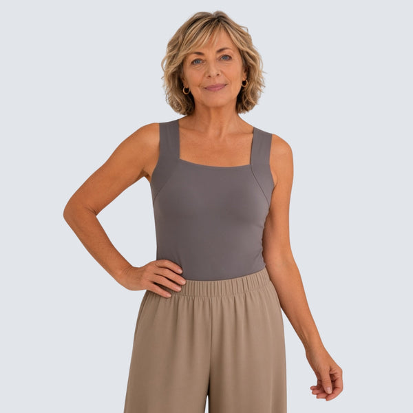Curvevia™ – Sculpting Built-In Bra Tank for Everyday Wear