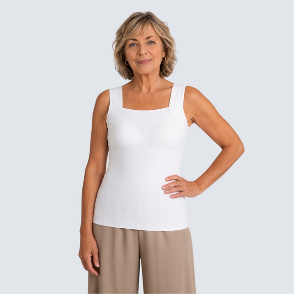 Curvevia™ – Sculpting Built-In Bra Tank for Everyday Wear