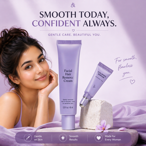 Glamira™ – Kit de depilación facial fácil para piel sensible