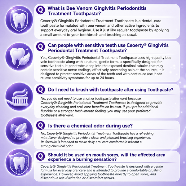 Gingivitis Periodontal Treatment Toothpaste