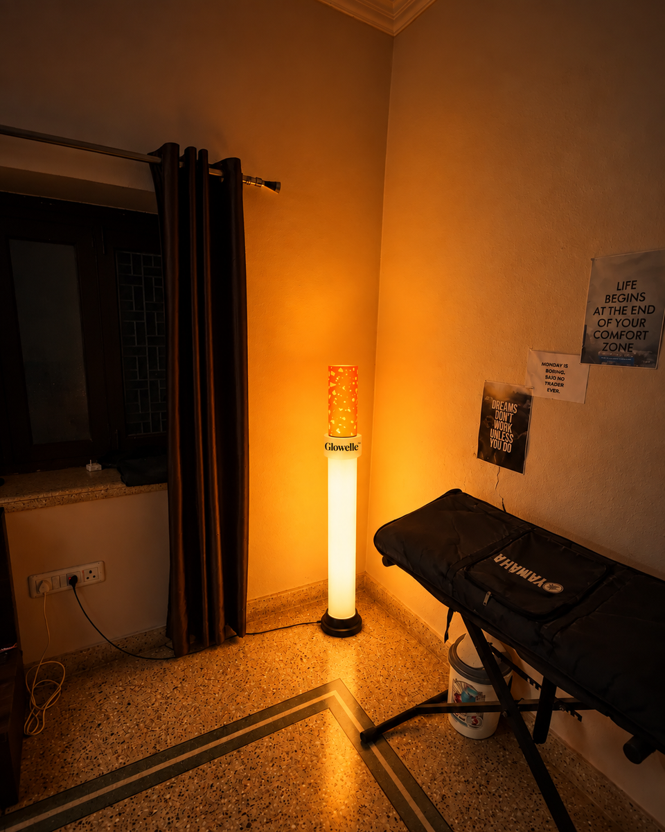 Glowelle™ – Minimalist Ambient Floor and Desk Light