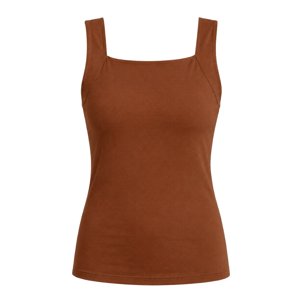 Elavelle™ – Camiseta moldeadora favorecedora con copas de sujetador integradas