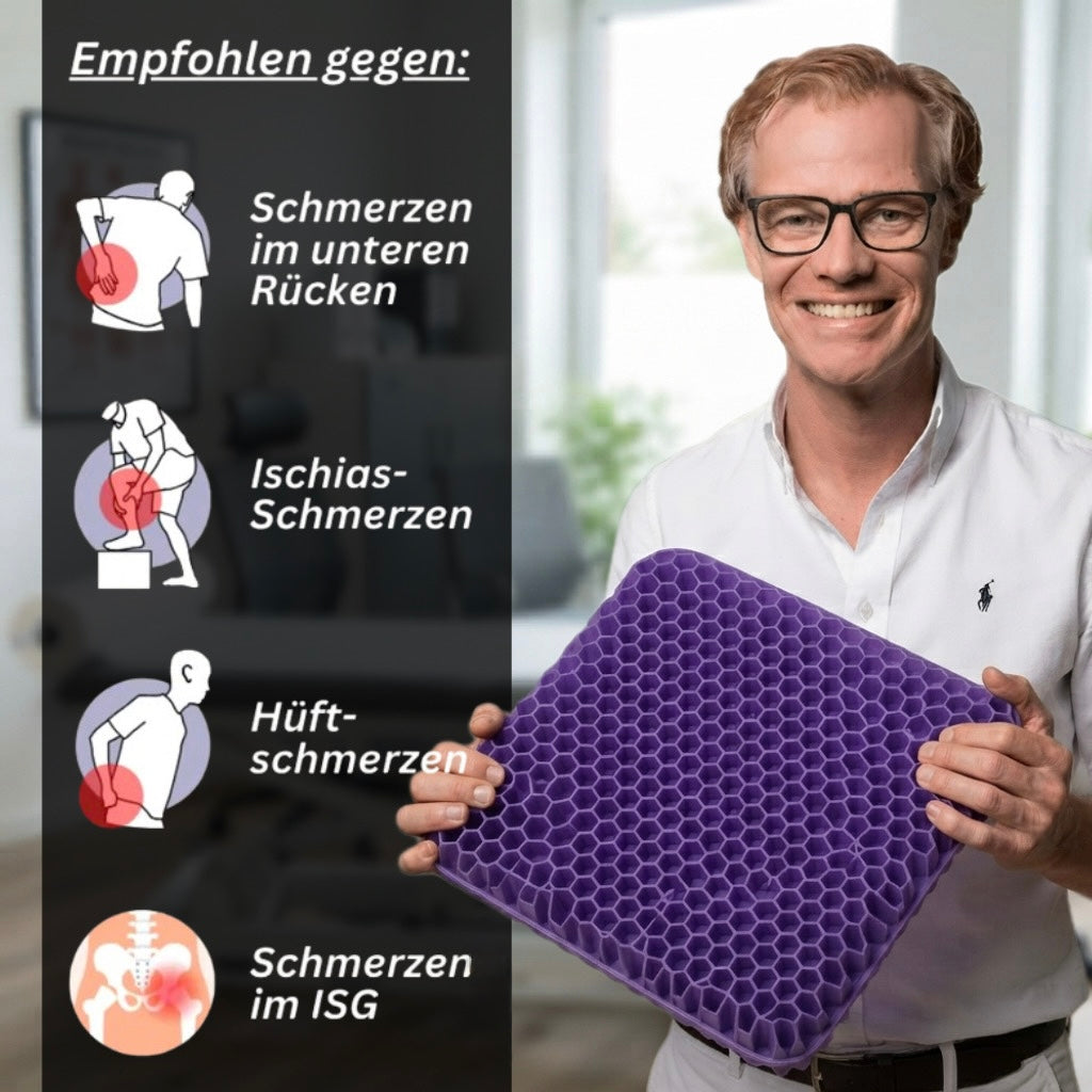 Ergonomisch gel zitkussen