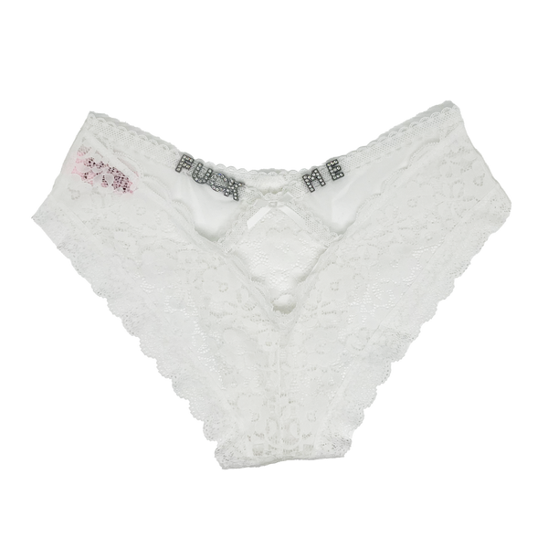 Lacivelle™ – Personalized Rhinestone Lace Thong for Women