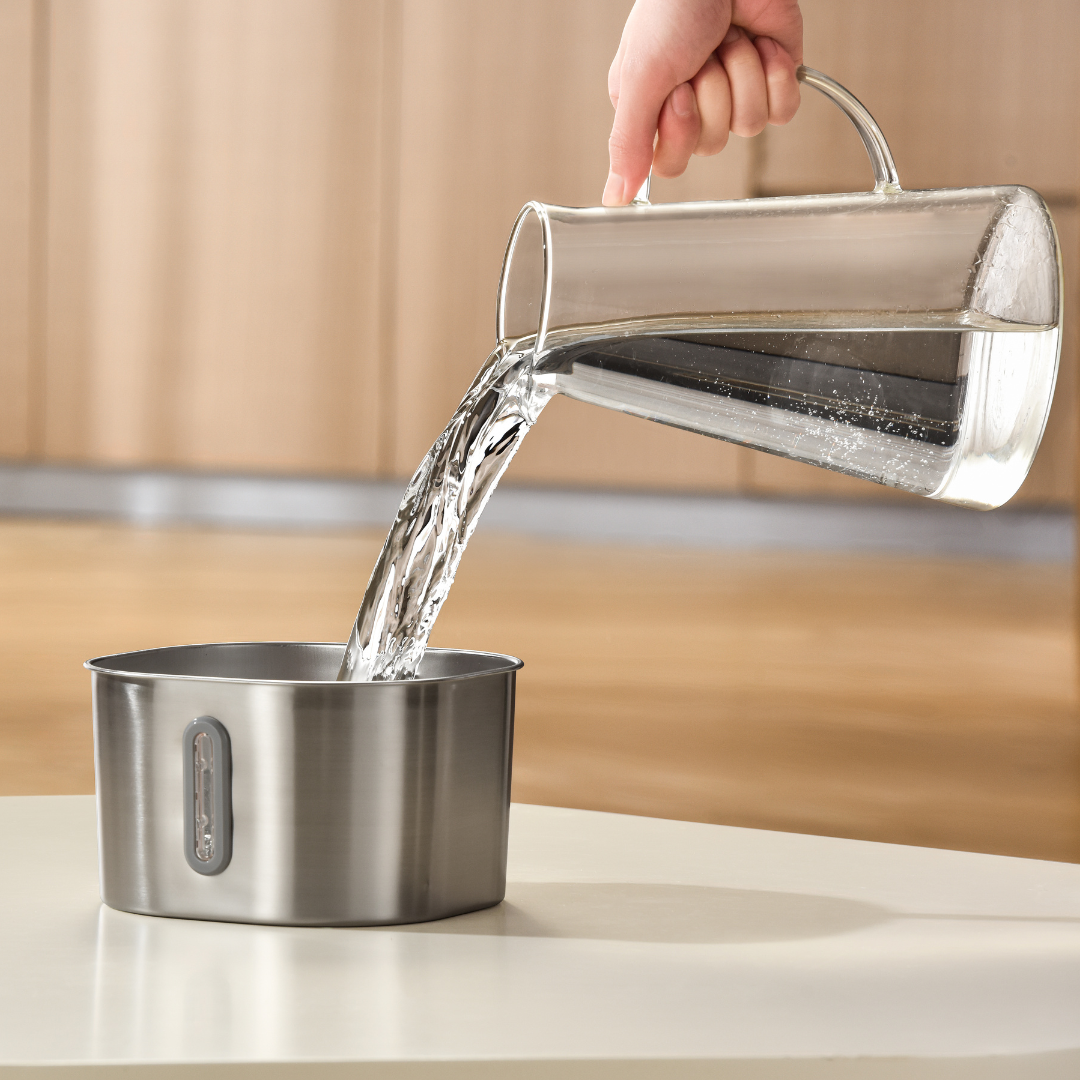 HydraPurr™ – 2.2L Stainless Steel Cat Water Fountain