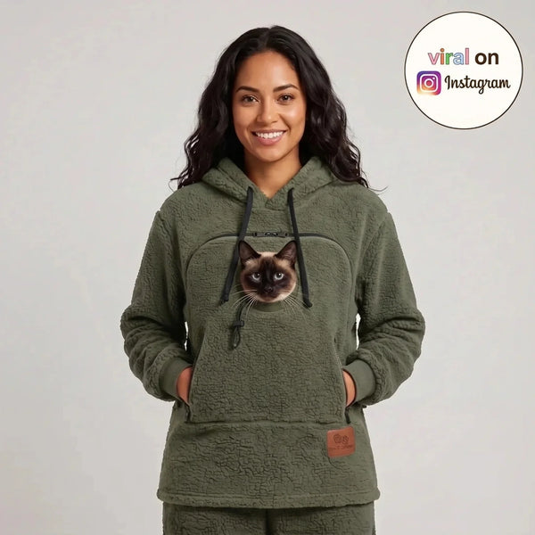Meowvelle™ – Adorable Kitty Graphic Hoodie