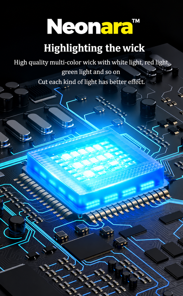 Neonara™ – 7-Color LED Wireless Car Strobe Light
