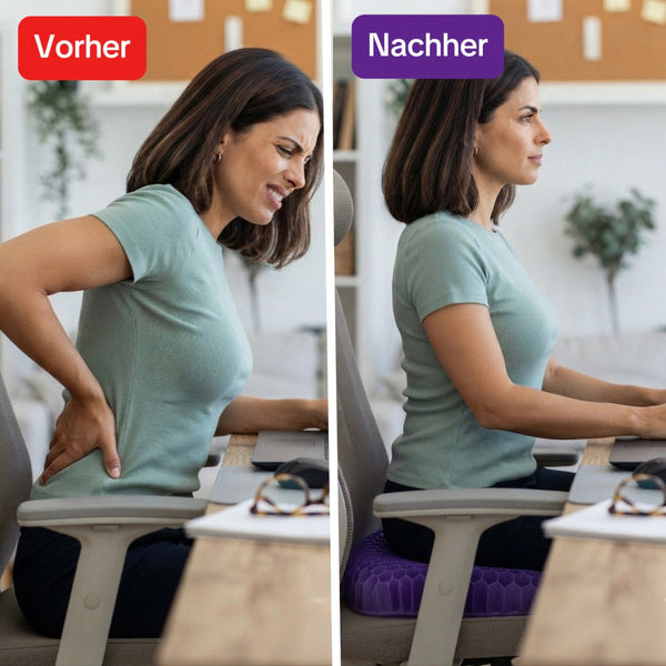 Ergonomisch gel zitkussen