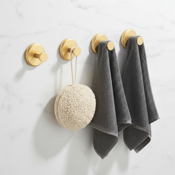 Gripora™ – Powerful Suction Hooks for Bathroom & Home Organization