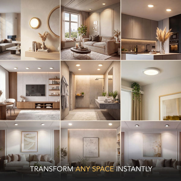 Illumora™ – Contemporary Cordless Ceiling Light for Stylish Interiors
