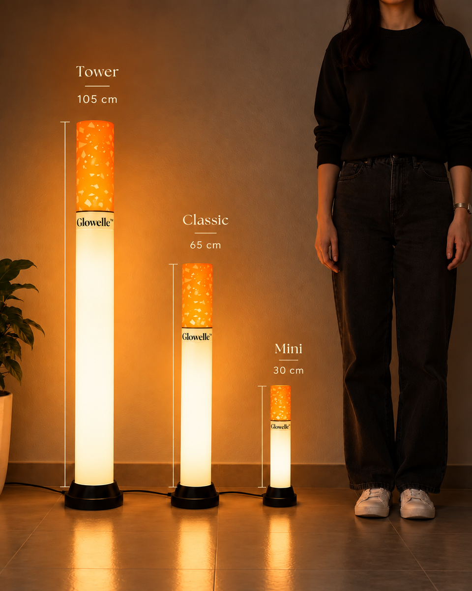 Glowelle™ – Minimalist Ambient Floor and Desk Light