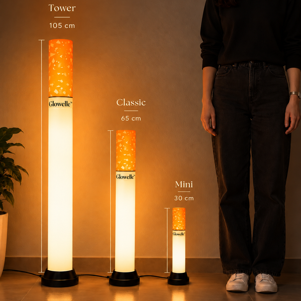 Glowelle™ – Minimalist Ambient Floor and Desk Light