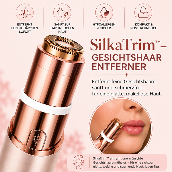SilkaTrim™ – Compact trimmer for flawless eyebrows & facial hair