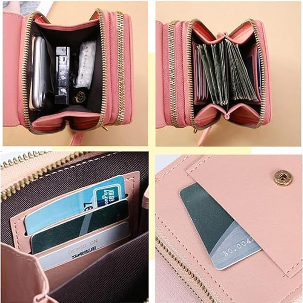 PurseLuxe™ – Crossbody Phone Bag With Touchscreen Card Slots