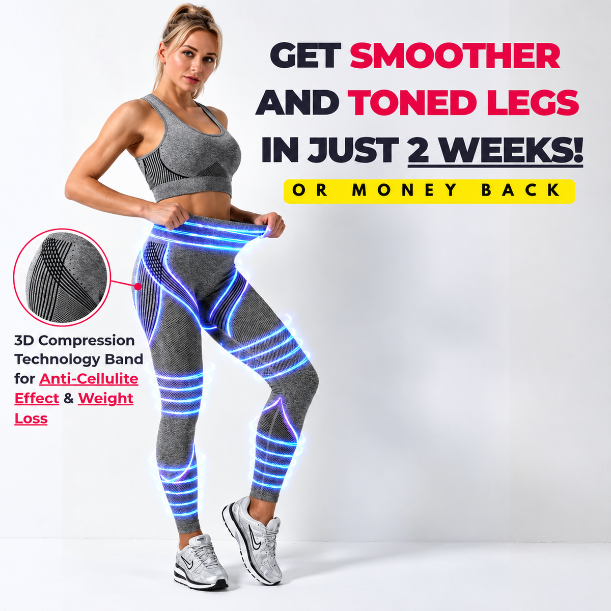 Fitluxe™ – High-Waisted Elastic Sculpting Yoga Pants