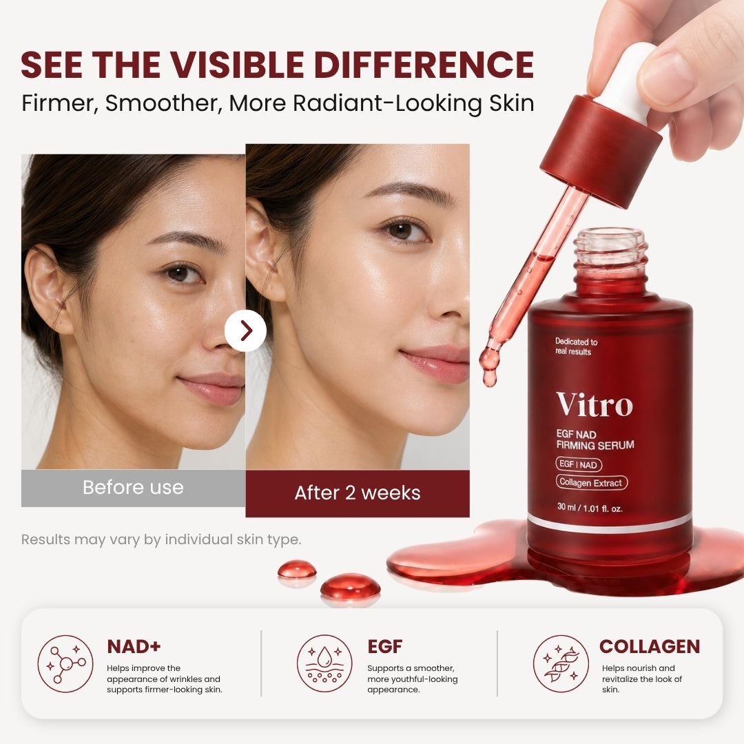 NADGlow™ – EGF & NAD+ Facial Serum for Smooth, Radiant Skin