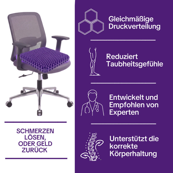 Ergonomisch gel zitkussen