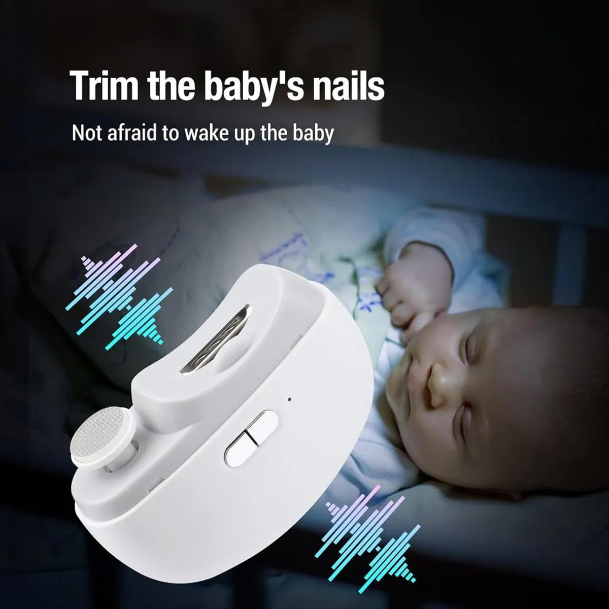 PureNails™ – Lima eléctrica suave para un recorte de uñas preciso