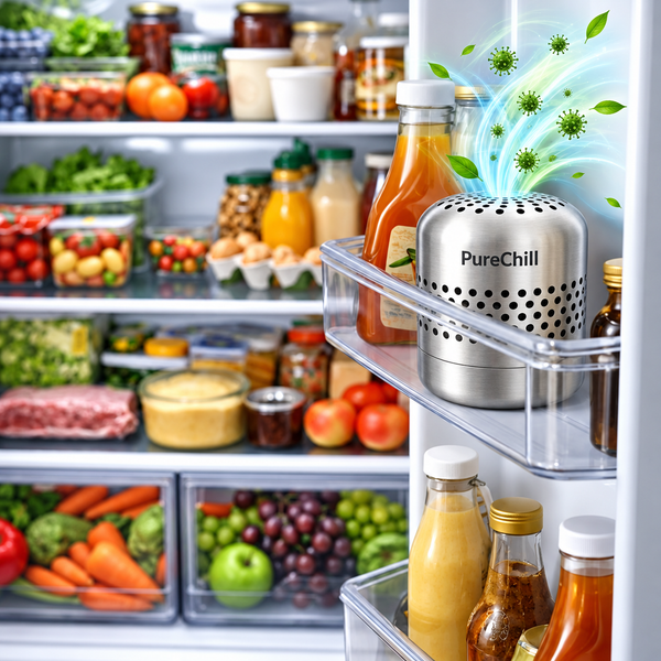 PureChill™ – Air Purifier for Refrigerator & Fresh Food Storage