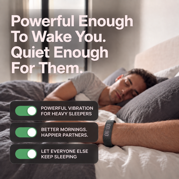 Wakelle™ – Smart Alarm Wristband for Peaceful Wakeups