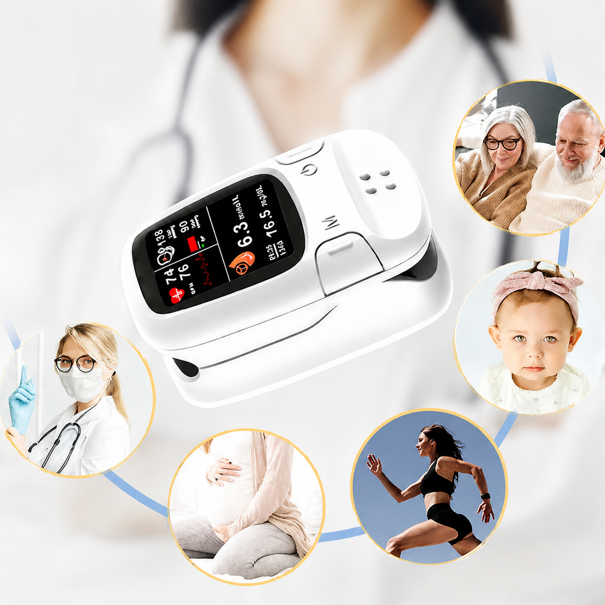 VitalSense™ Health Monitor – For Simple &amp; Contact-Free Measurements