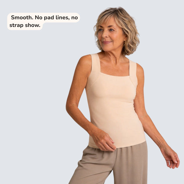 Curvevia™ – Sculpting Built-In Bra Tank for Everyday Wear