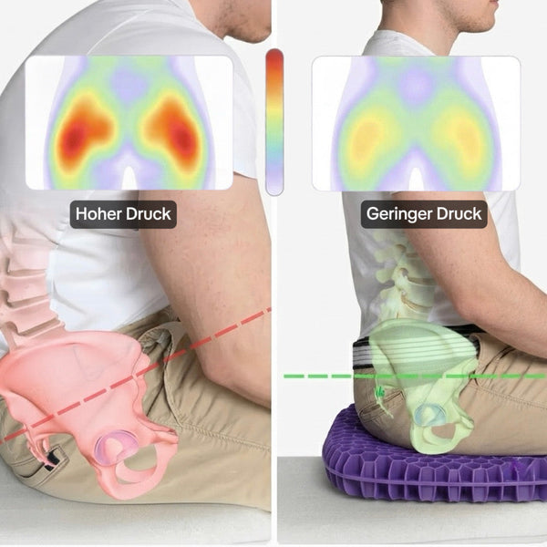 Ergonomisch gel zitkussen