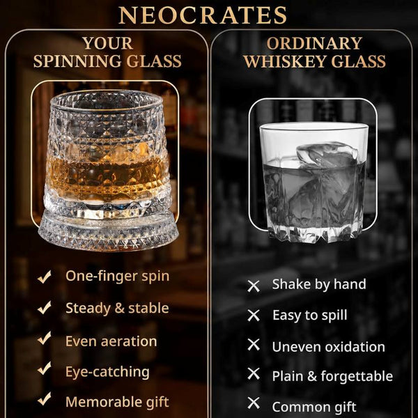 Glaciera™ – Rotating Crystal Glass LED Table Light
