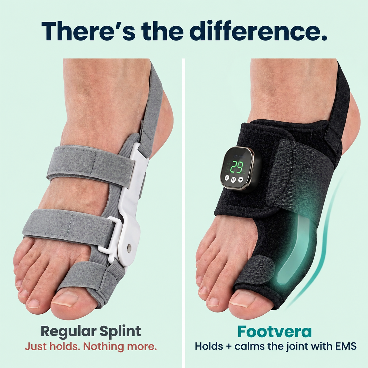 Footvera™ – EMS Bunion Corrector for Gentle Alignment Support