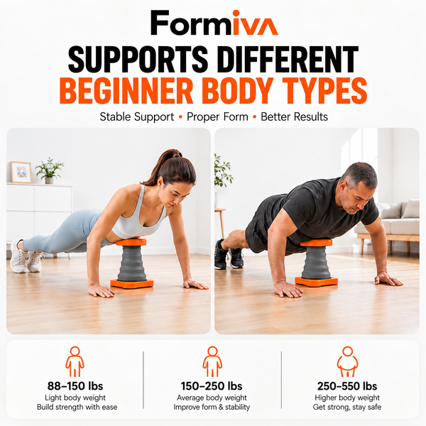 Formiva™ – Adjustable Push-Up Trainer for Better Workout Form