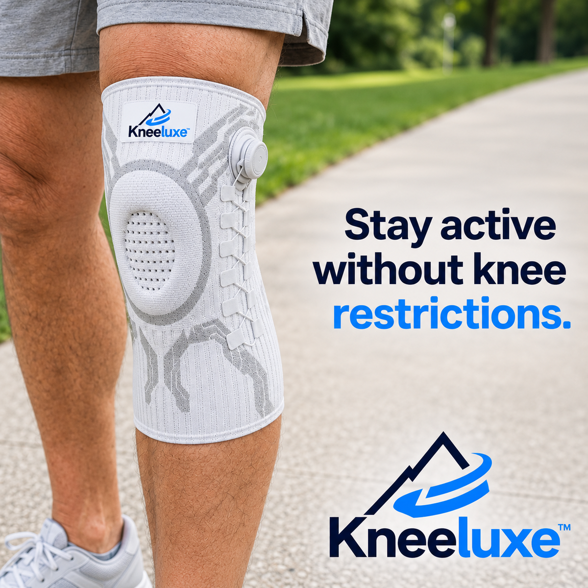 Kneeluxe™ – Premium Knee Brace for Stable, Everyday Comfort