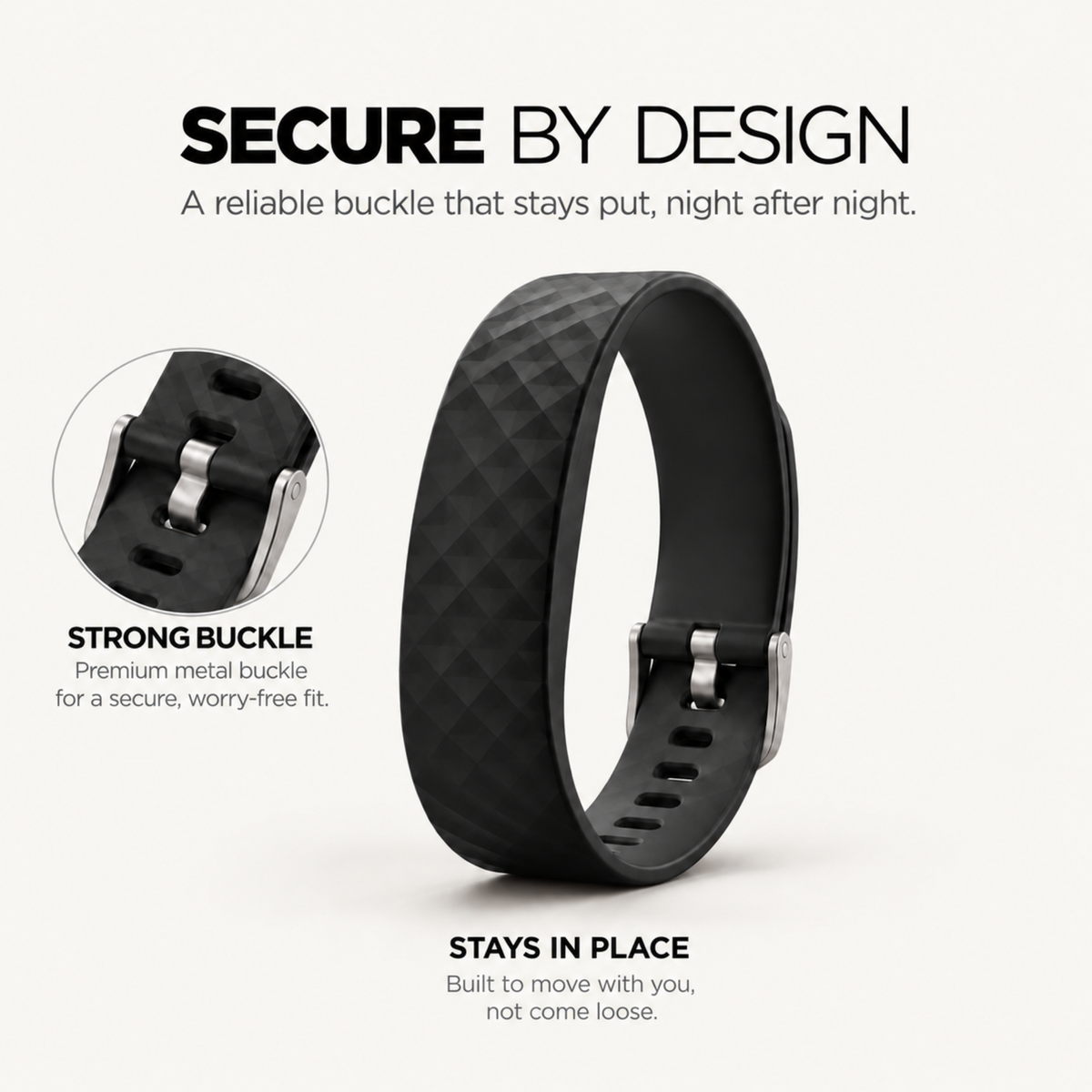 Wakelle™ – Smart Alarm Wristband for Peaceful Wakeups