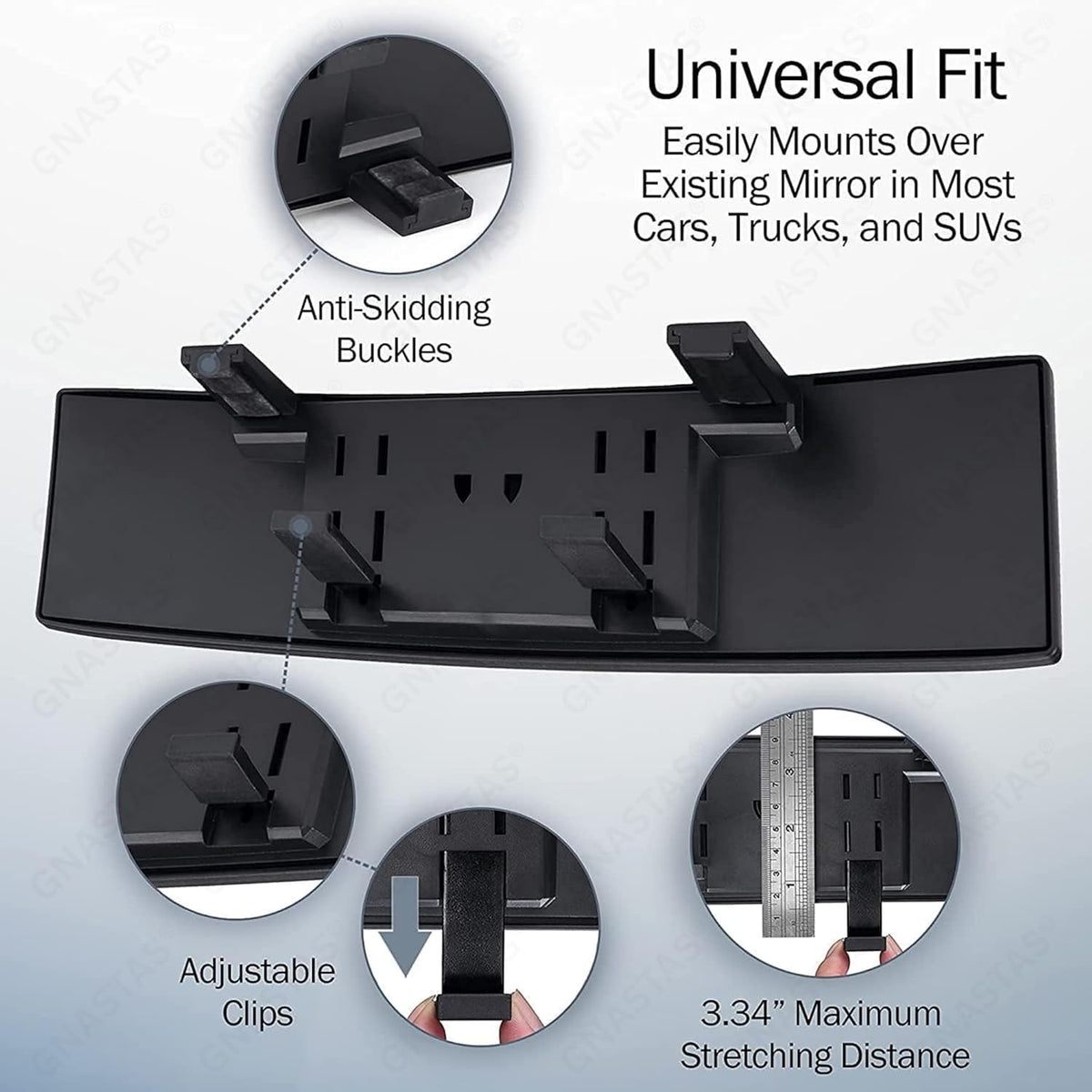 Widevue™ – Ultra-Wide Car Rearview Mirror for Driving