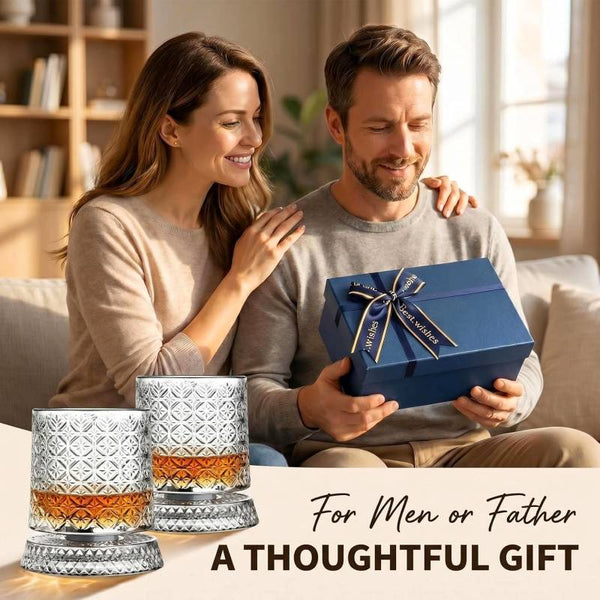 Glaciera™ – Rotating Crystal Glass LED Table Light