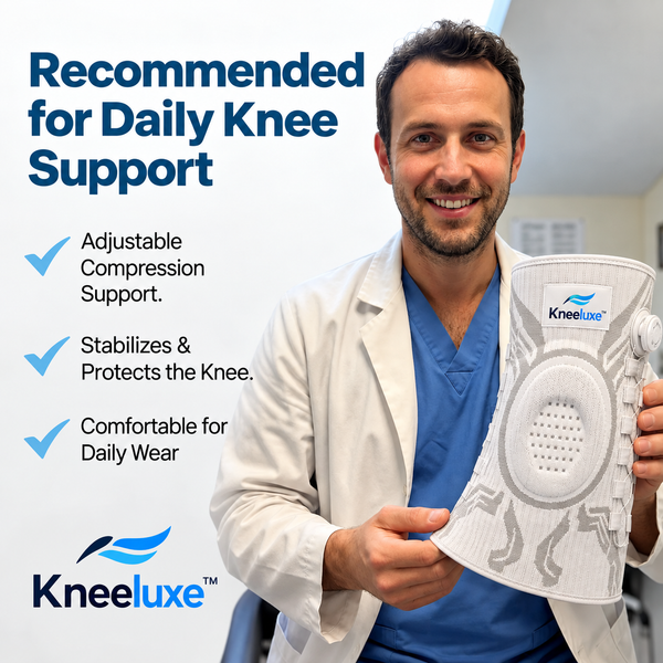 Kneeluxe™ – Premium Knee Brace for Stable, Everyday Comfort