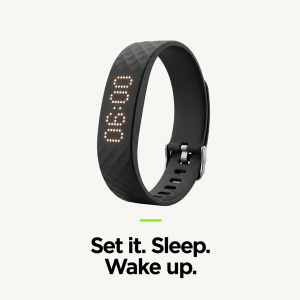 Wakelle™ – Smart Alarm Wristband for Peaceful Wakeups