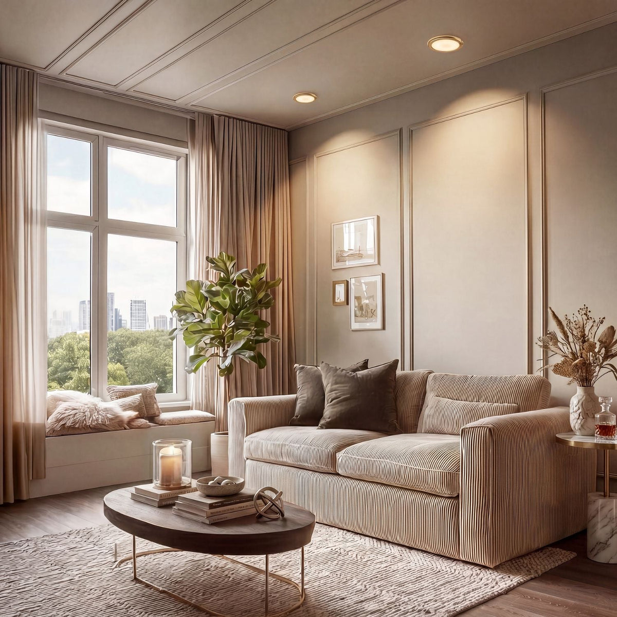 Illumora™ – Contemporary Cordless Ceiling Light for Stylish Interiors