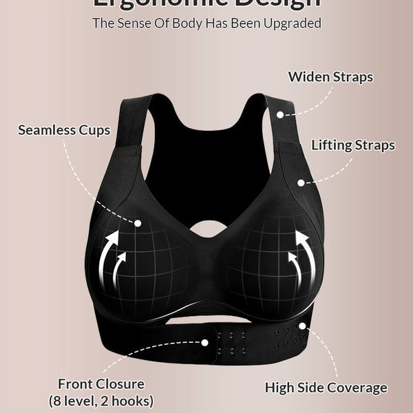 PosturaVela™ Cross Back Bra for Supportive Comfort