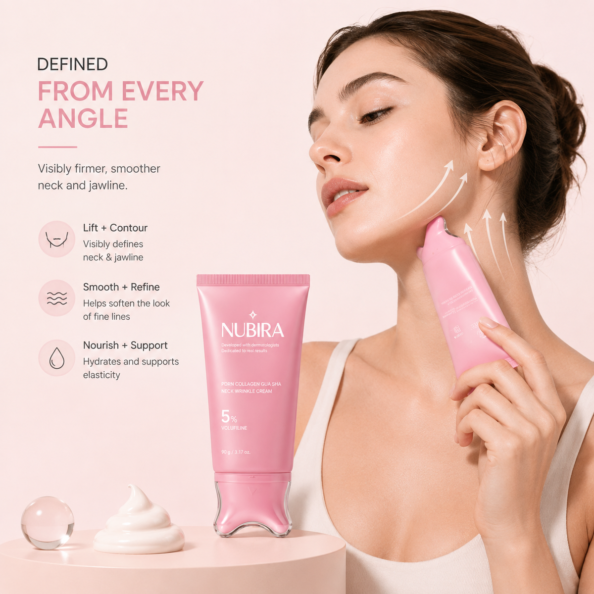 NeckSculpt™ PDRN Collagen Gua Sha Cream