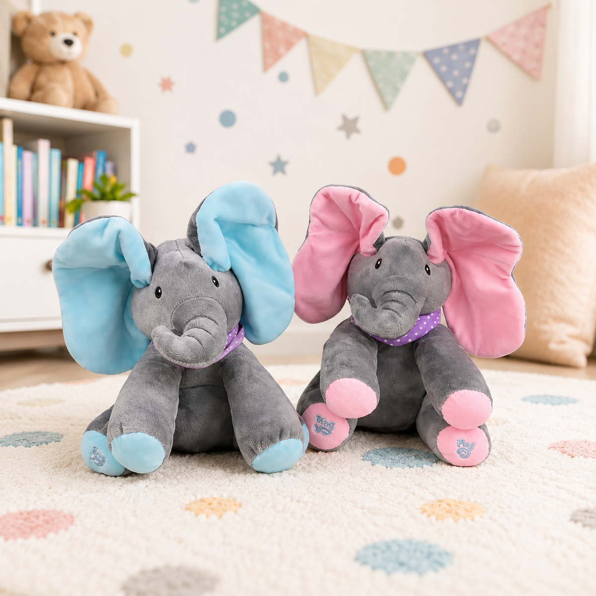 PeekabooPals™ – Singing Elephant Interactive Toy