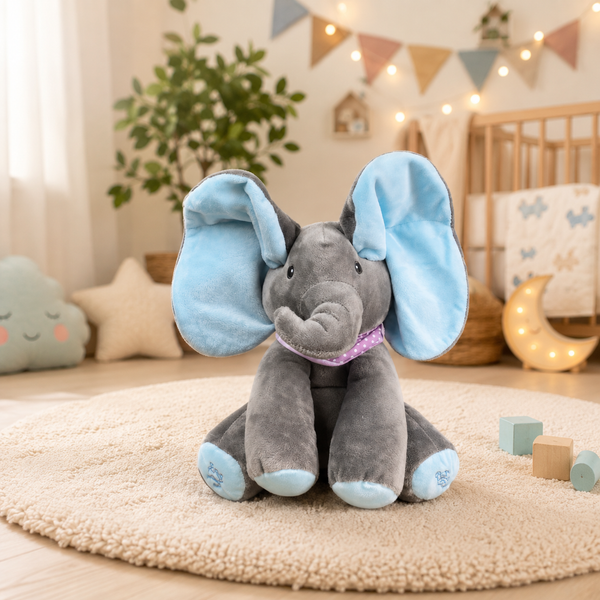 PeekabooPals™ – Singing Elephant Interactive Toy