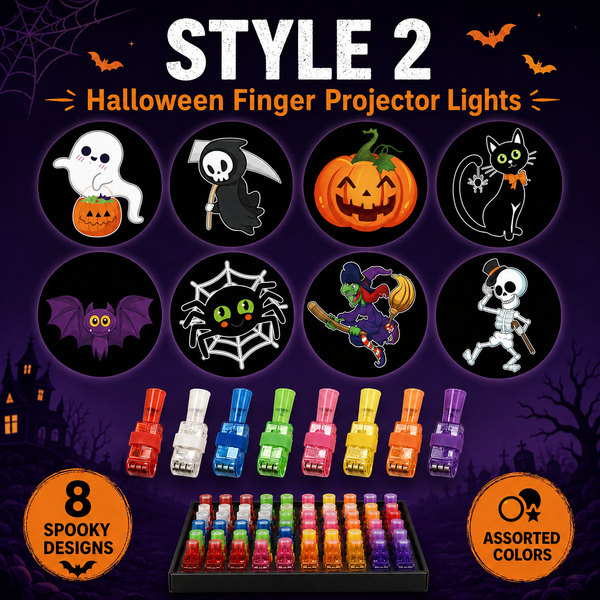 SpookyBeam™ Halloween Finger Projector | Mini Projections for Spooky Party Fun