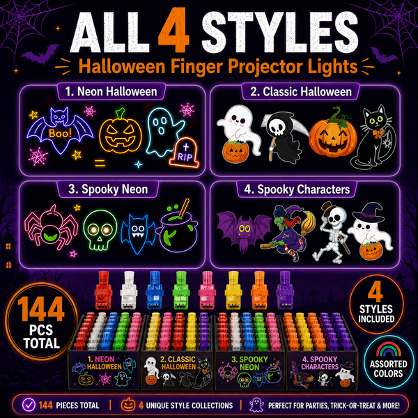 SpookyBeam™ Halloween Finger Projector | Mini Projections for Spooky Party Fun