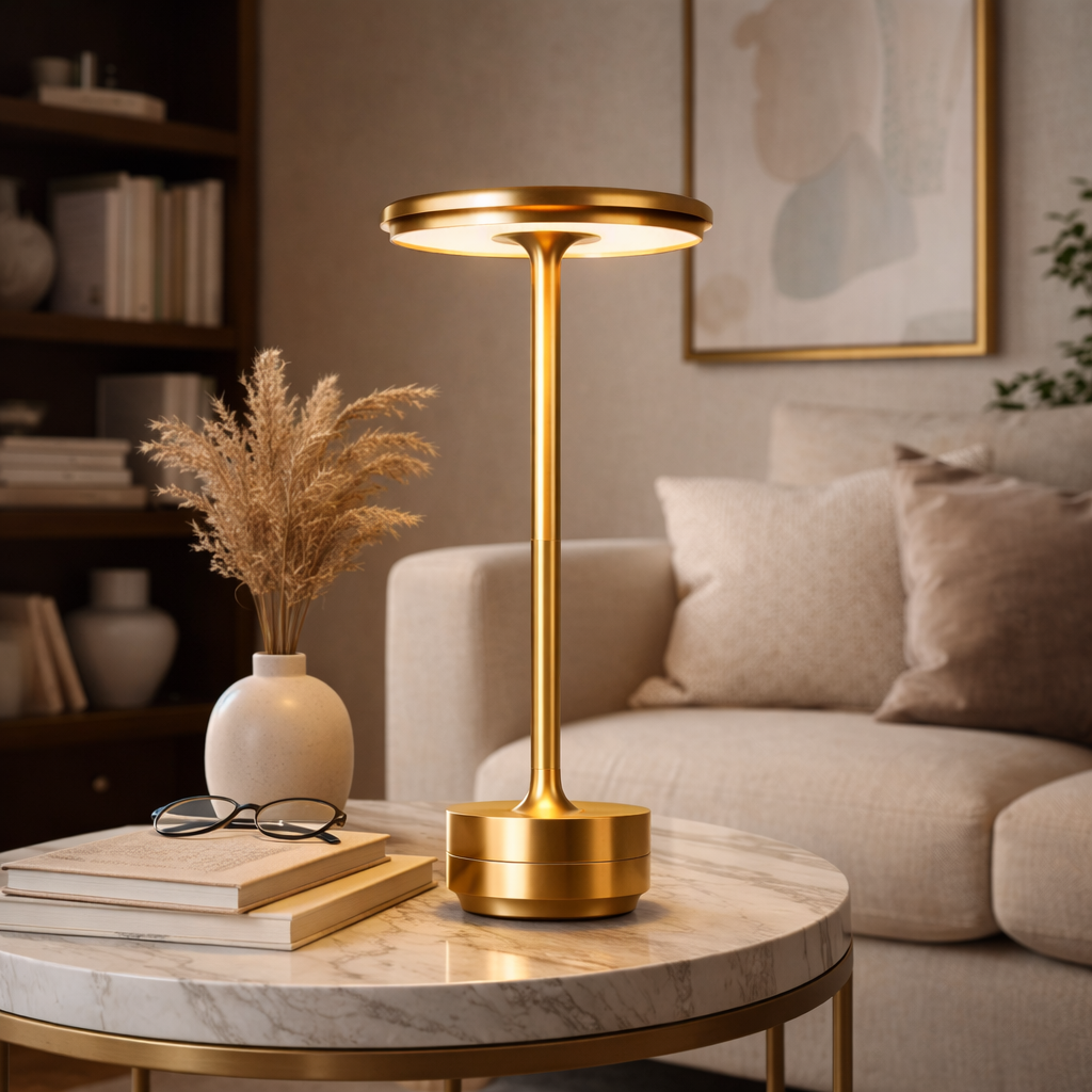 Lunavelle™ – Elegant Cordless LED Stockholm Table Lamp