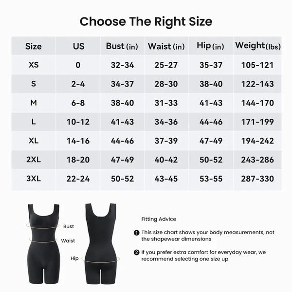 Formiva™ – Easy-Remove Compression Bodysuit for Comfortable Body Sculpting