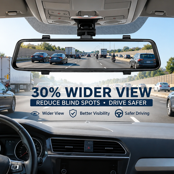 Widevue™ – Ultra-Wide Car Rearview Mirror for Driving